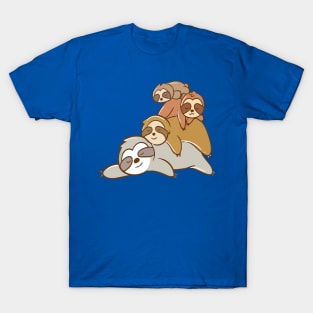 sloth stack pullover2 T-Shirt